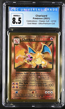 Load image into Gallery viewer, CGC 8.5 Gold Metal Charizard (Graded Card)

