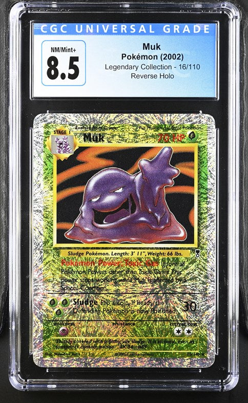 CGC 8.5 Muk Firework Reverse Holo (Graded Card) Phurion CGC 8.5 Muk Firework Reverse Holo (Graded Card) Phurion