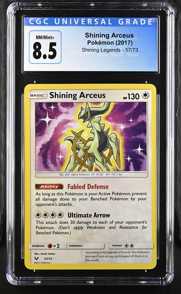 CGC 8.5 Shining Arceus (Graded Card)