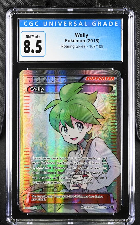 CGC 8.5 Wally Full Art Trainer (Graded Card) Phurion CGC 8.5 Wally Full Art Trainer (Graded Card) Phurion