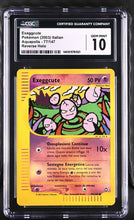 Load image into Gallery viewer, CGC GEM 10 Italian Exeggcute Reverse Holo (Graded Card)
