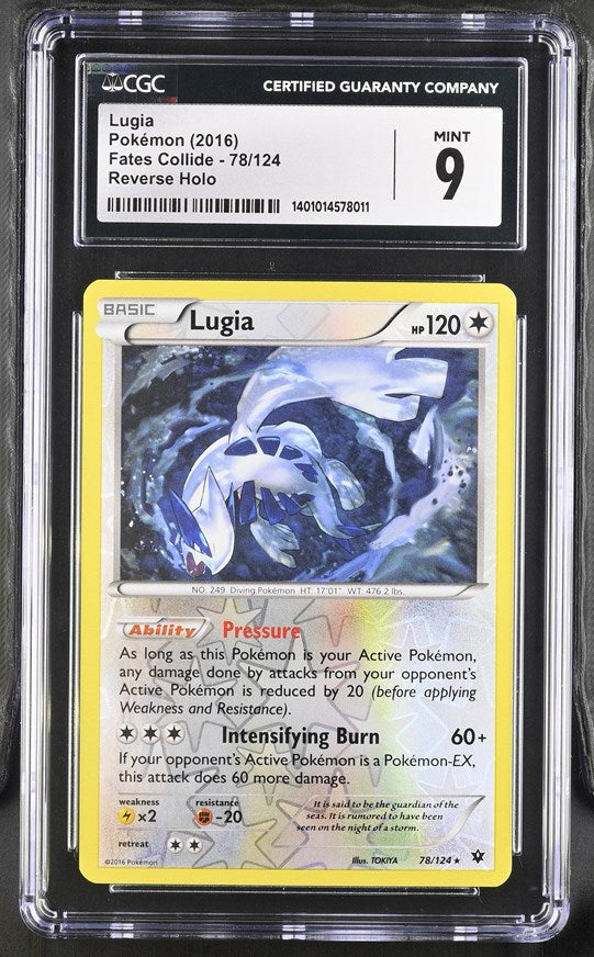 holographic lugia card Lugia Holo 2000 Crystal Card Series main image 0