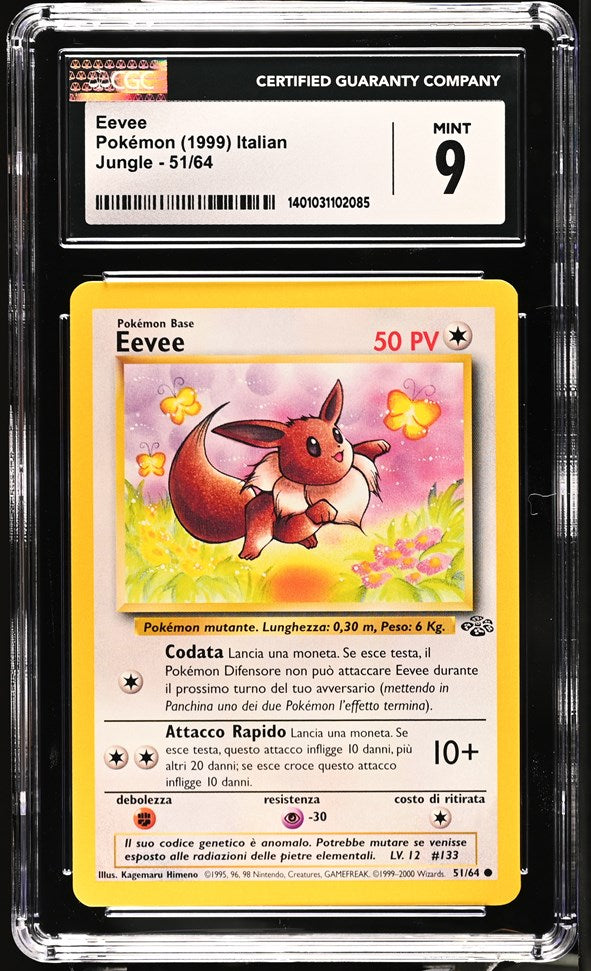 CGC 9 ITALIAN Eevee Common (Graded Card)