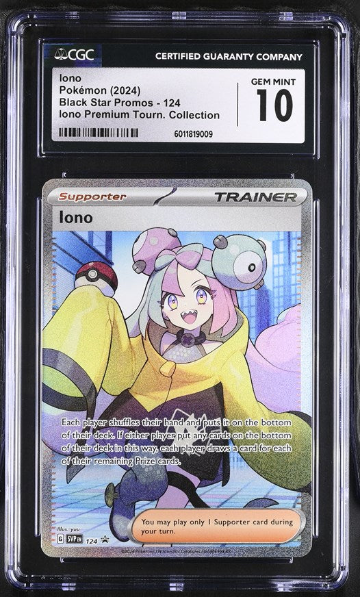 CGC GEM 10 Iono Full Art Promo (Graded Card)