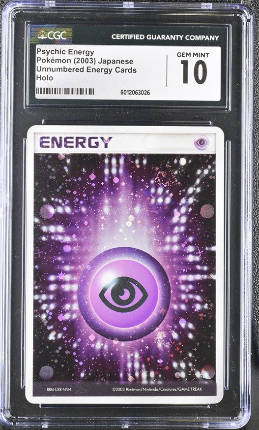 CGC GEM 10 Japanese Psychic Energy Holo (Graded Card) Phurion CGC GEM 10 Japanese Psychic Energy Holo (Graded Card) Phurion