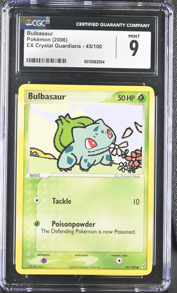 CGC 9 Bulbasaur Crystal Guardians (Graded Card)