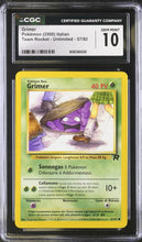 Load image into Gallery viewer, CGC GEM 10 Italian Grimer Rocket Unlimited (Graded Card)
