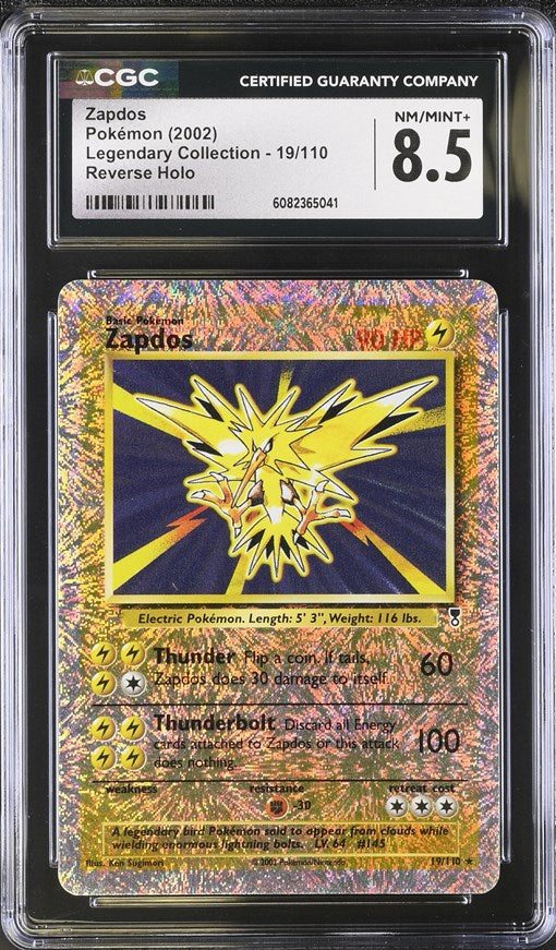 CGC 8.5 Zapdos Firework Reverse Holo (Graded Card)