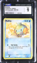 Load image into Gallery viewer, CGC 9 Mudkip EX Emerald (Graded Card)
