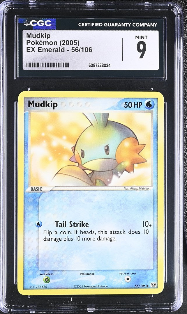 CGC 9 Mudkip EX Emerald (Graded Card)