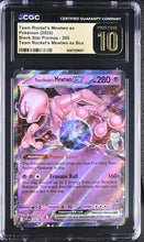 Load image into Gallery viewer, CGC PRISTINE 10 Team Rocket's Mewtwo ex Promo (Graded Card)

