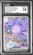 Load image into Gallery viewer, CGC GEM 10 PORTUGUESE Team Rocket's Crobat ex SIR (Graded Card)
