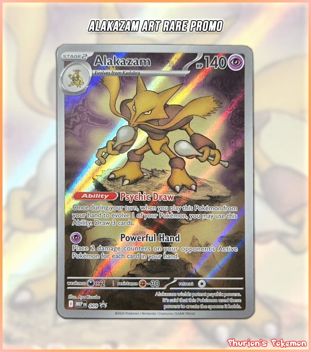 Alakazam Art Rare ETB Promo (Singles) (Promos)