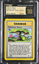 Load image into Gallery viewer, CGC PRISTINE 10 Pokemon March 1st Edition (Graded Card)
