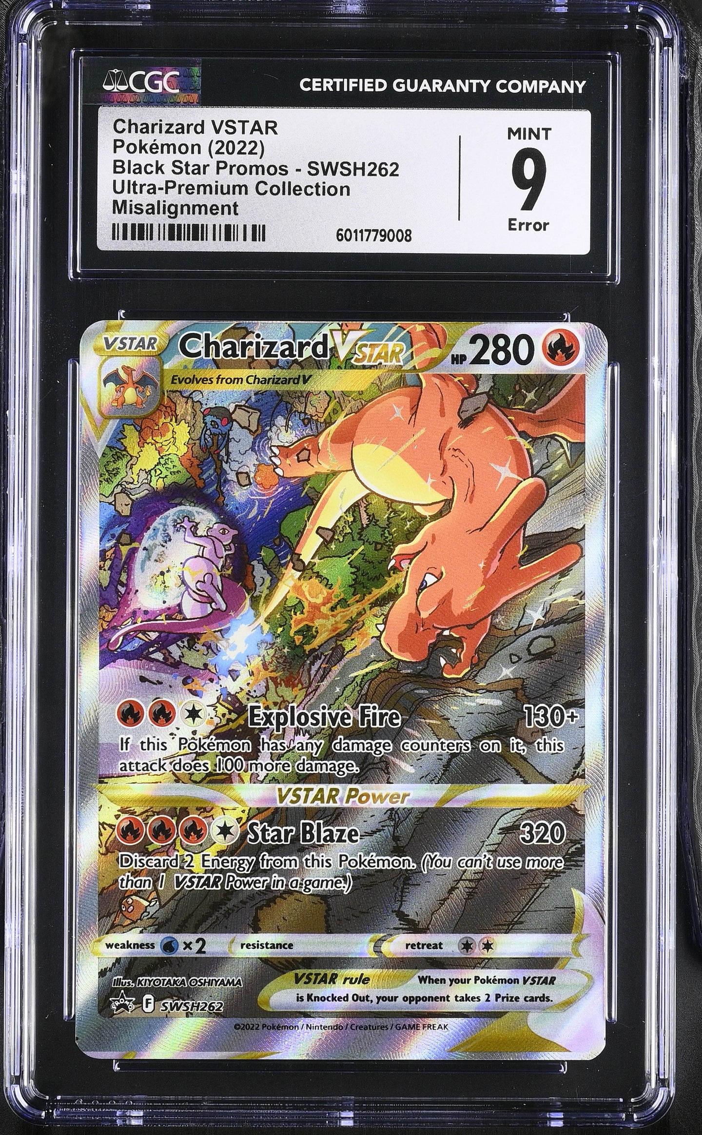 CGC 9 ERROR - Charizard VSTAR Promo - Misalignment (Graded Card)