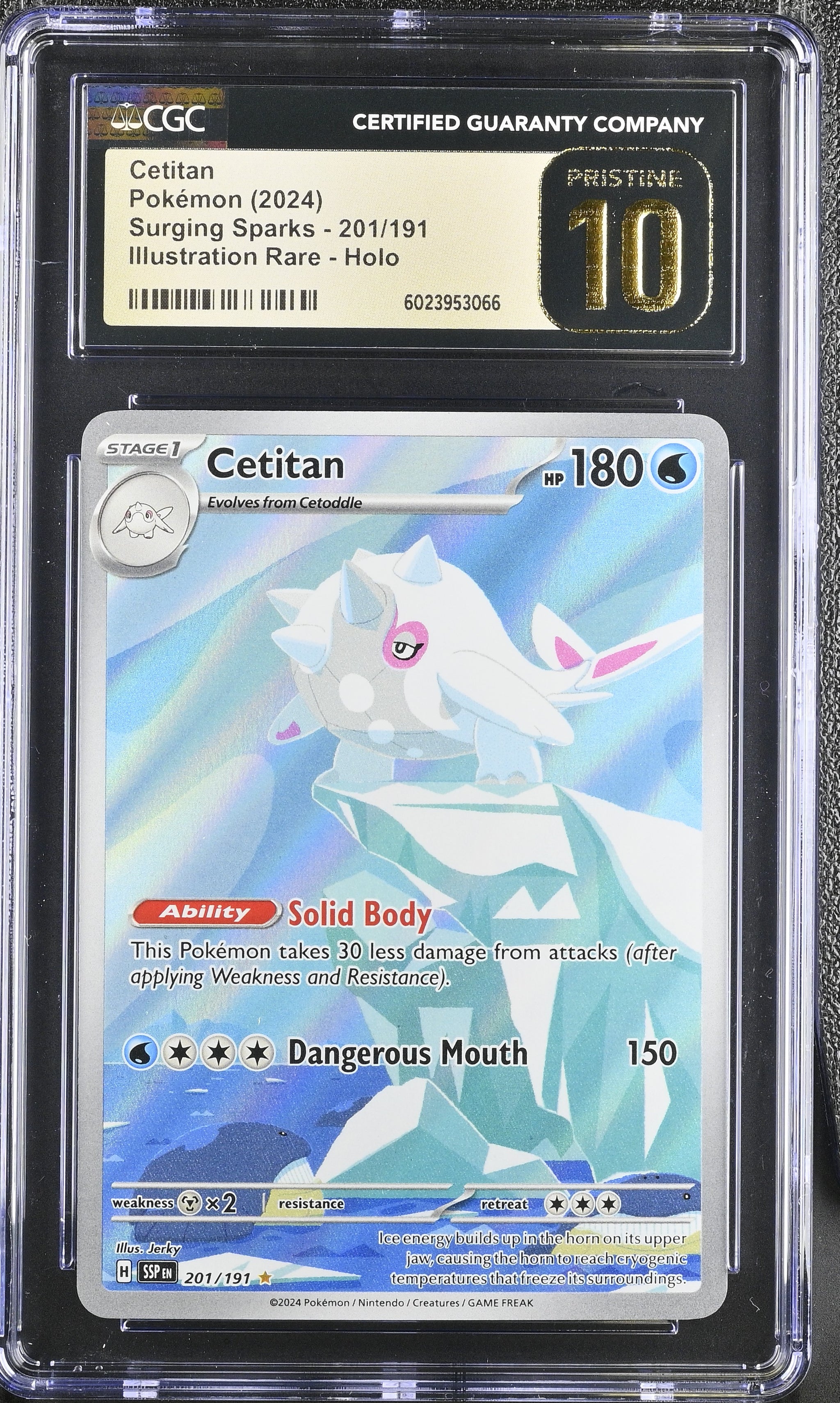 cetitan pokemon card CGC PRISTINE 10 Cetitan Illustration Rare (Graded Card) – Phurion