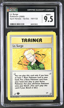 Load image into Gallery viewer, CGC 9.5 Lt. Surge Trainer Rare 1st Edition (Graded Card)

