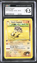 Load image into Gallery viewer, CGC 9.5 Brock&#39;s Sandslash 1st Edition (Graded Card)
