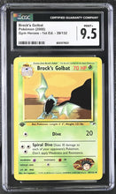 Load image into Gallery viewer, CGC 9.5 Brock&#39;s Golbat 1st Edition (Graded Card)
