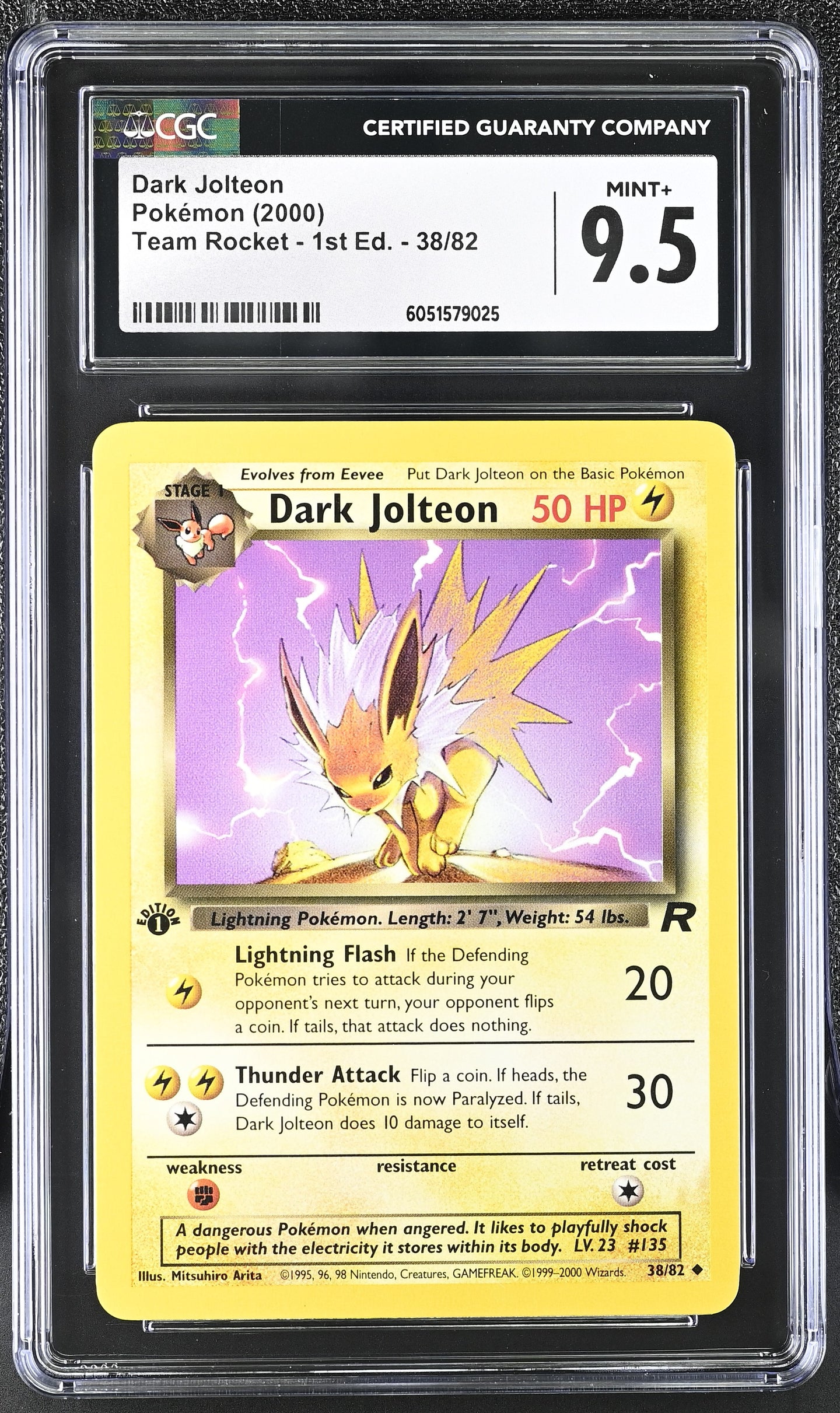 CGC 9.5 Dark Jolteon 1st Edition (Graded Card)