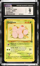 Load image into Gallery viewer, CGC 9 ERROR Exeggcute Jungle Off-Center (Graded Card)
