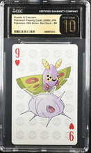 Load image into Gallery viewer, CGC PRISTINE 10 Japanese Dustox &amp; Cascoon Playing Card (Graded Card)
