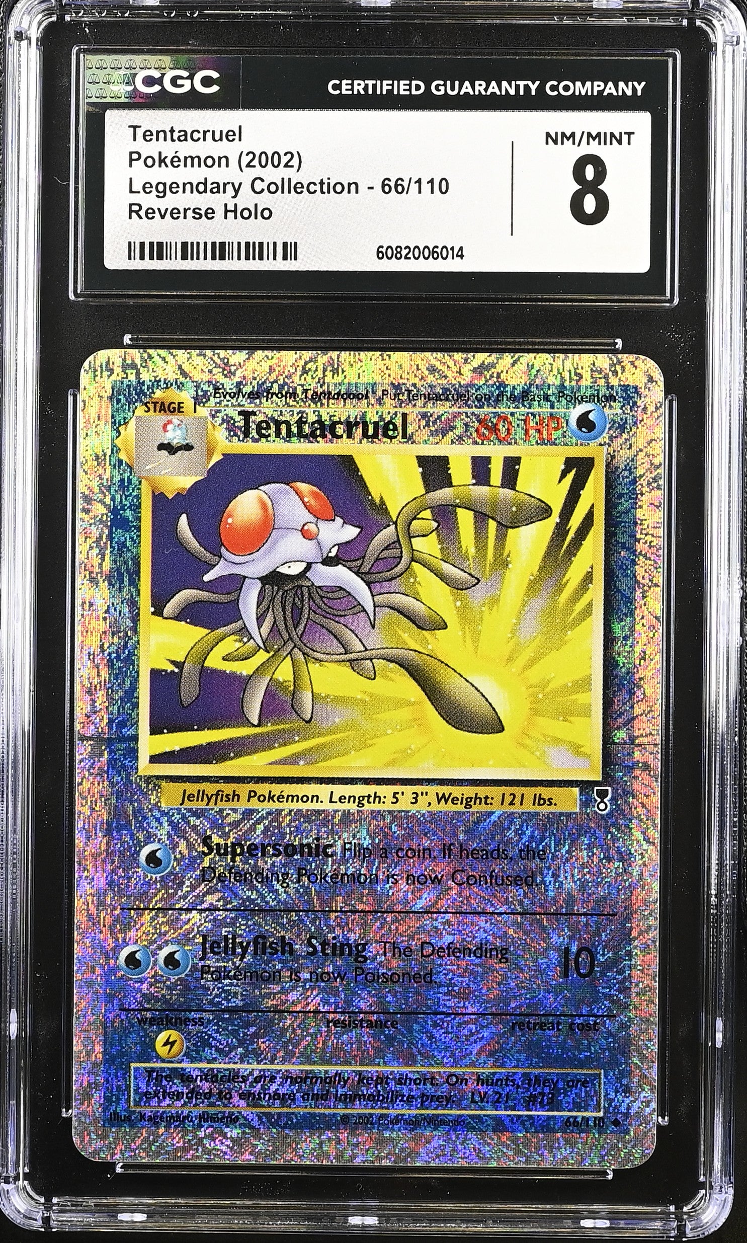 pokemon tentacruel card - Fossil pokmon 44/62 Colorless Paranormal (70) During your opponents next turn CGC 8 Tentacruel Firework Reverse