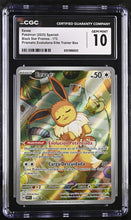 Load image into Gallery viewer, CGC GEM 10 SPANISH Eevee Art Rare Promo (Graded Card)
