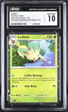 Load image into Gallery viewer, CGC GEM 10 Leafeon Cosmos Foil Prismatic Promo (Graded Card)
