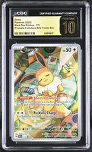 Load image into Gallery viewer, CGC PRISTINE 10 Eevee Art Rare Prismatic ETB Promo (Graded Card)
