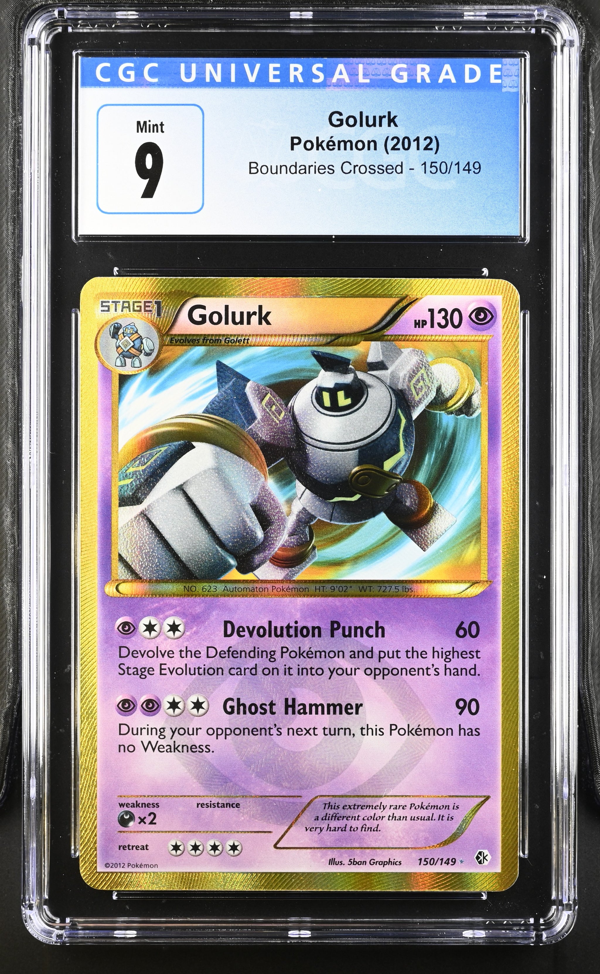 CGC 9 Golurk Shiny Gold (Graded Card) Phurion CGC 9 Golurk Shiny Gold (Graded Card) Phurion