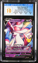 Load image into Gallery viewer, CGC PRISTINE 10 Dark Sylveon V (Graded Card)
