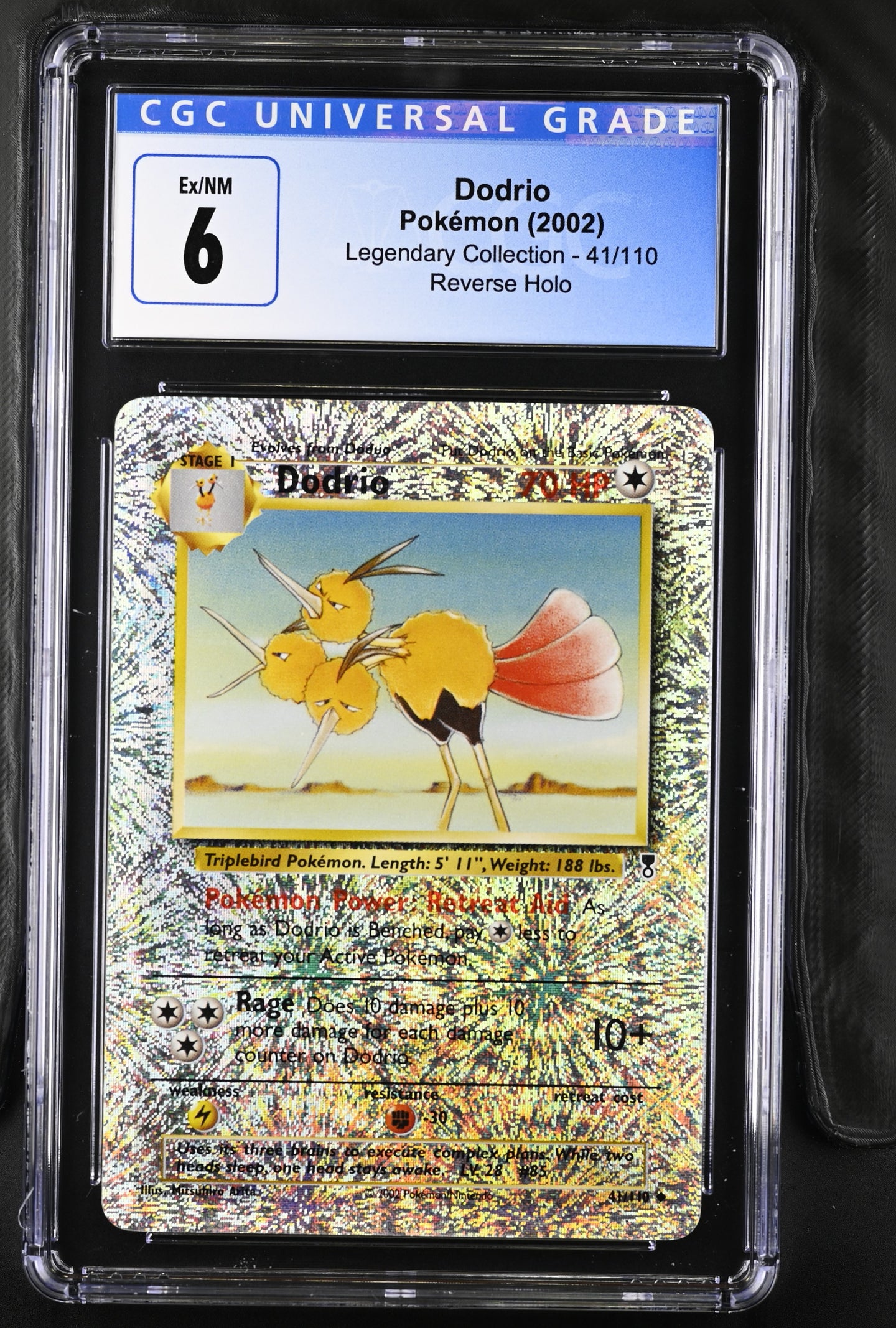 CGC 6 Dodrio Reverse Firework Holo (Graded Card)