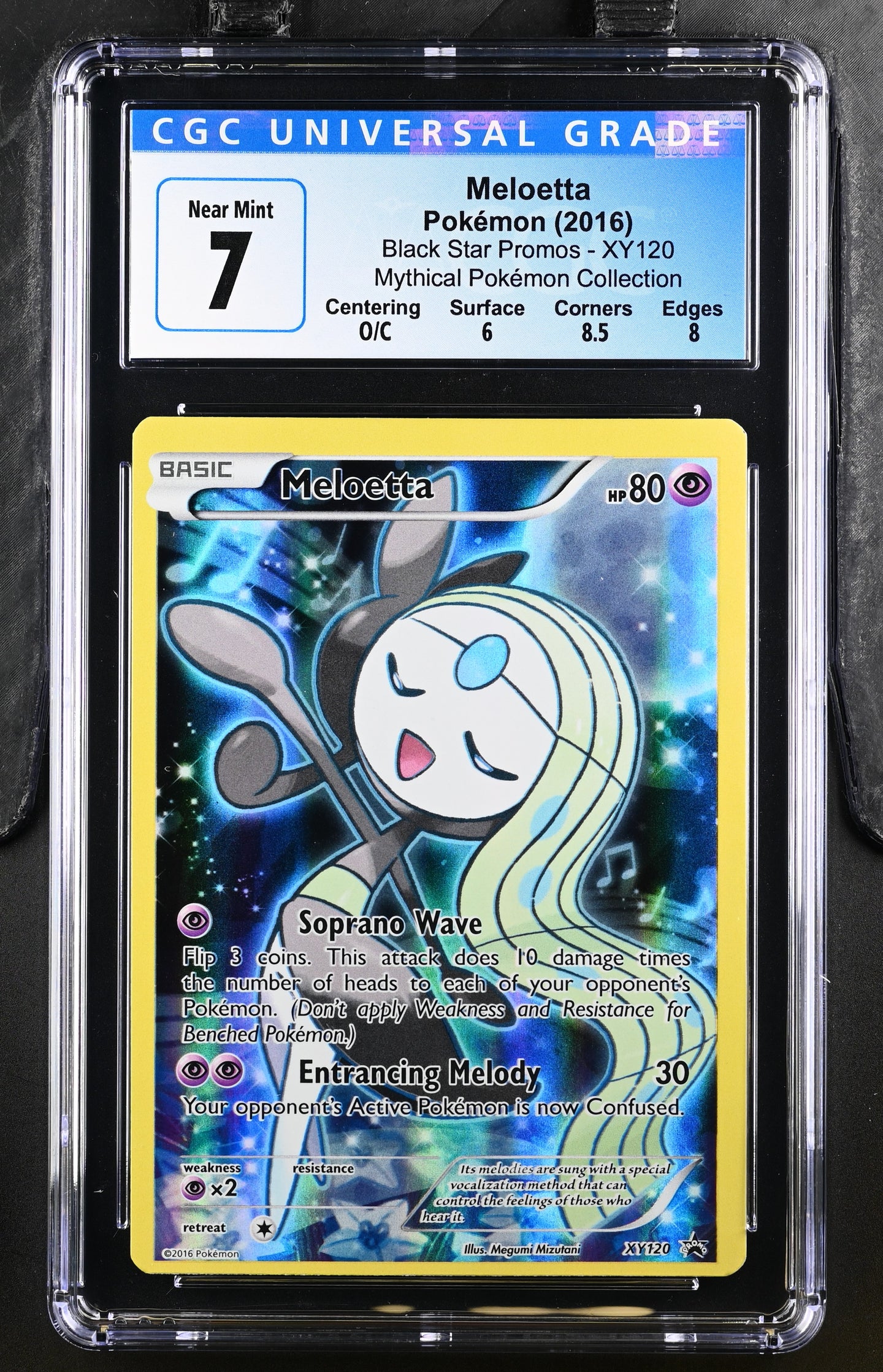 CGC 7 Meloetta O/C Full Art Promo (Graded Card) Phurion CGC 7 Meloetta O/C Full Art Promo (Graded Card) Phurion