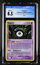 Load image into Gallery viewer, CGC 8.5 GERMAN Unown S Holo (Graded Card)
