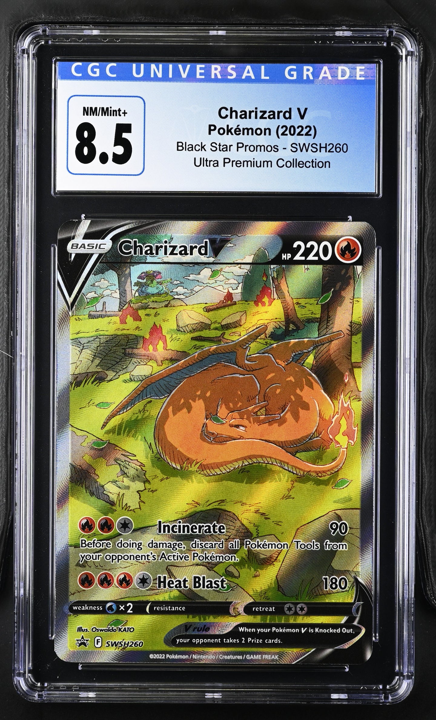 CGC 8.5 Charizard V Alt Art Promo (Graded Card)