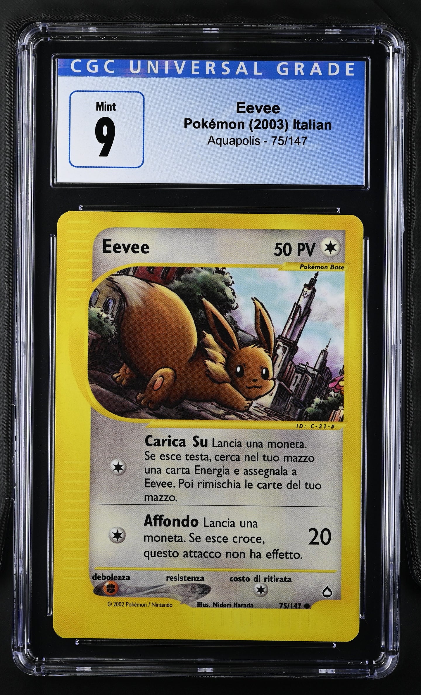 CGC 9 Italian Eevee (Graded Card)