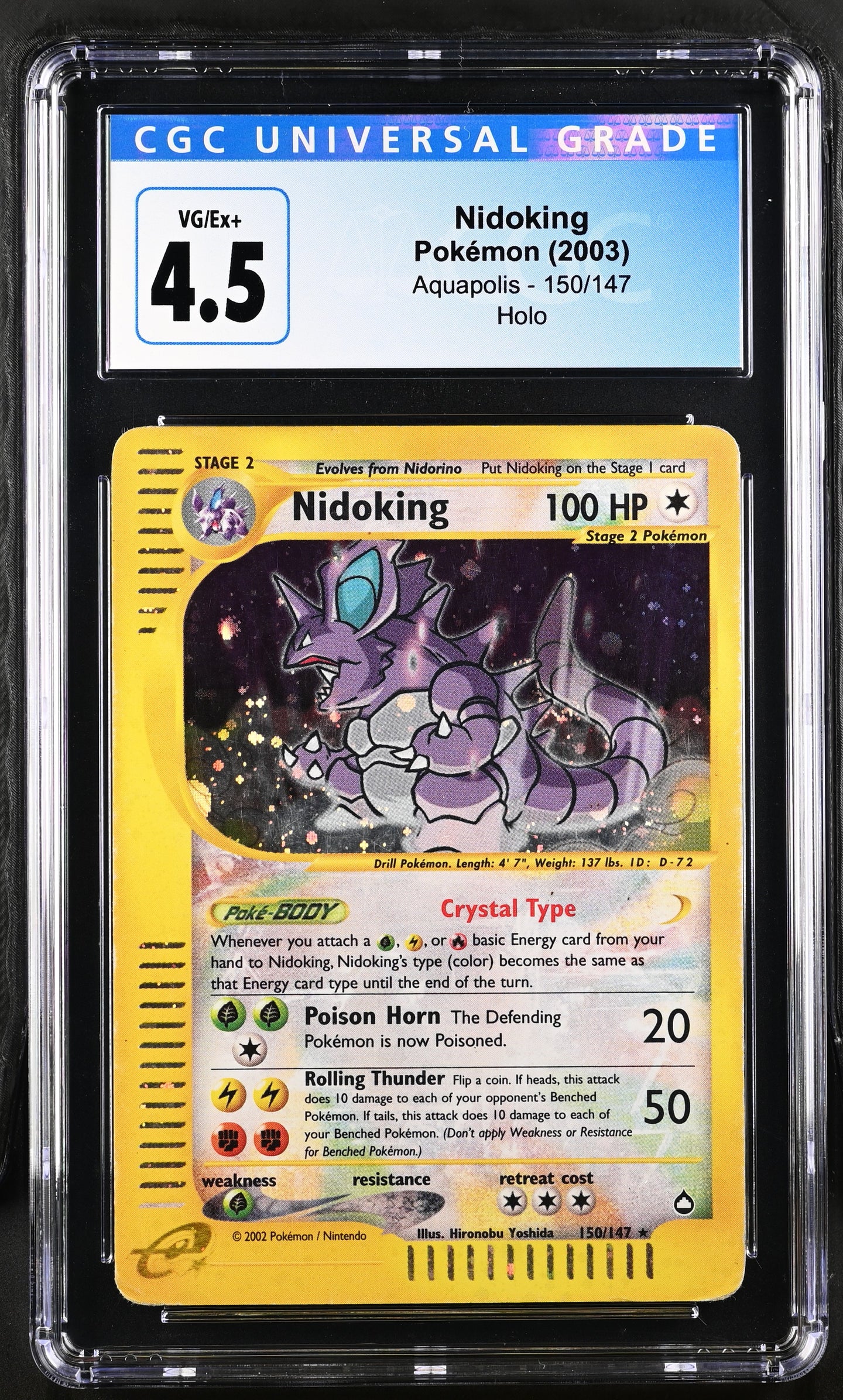 nidoking holographic pokemon card Amazon.com: Pokemon - Nidoking (11) - Base Set 2