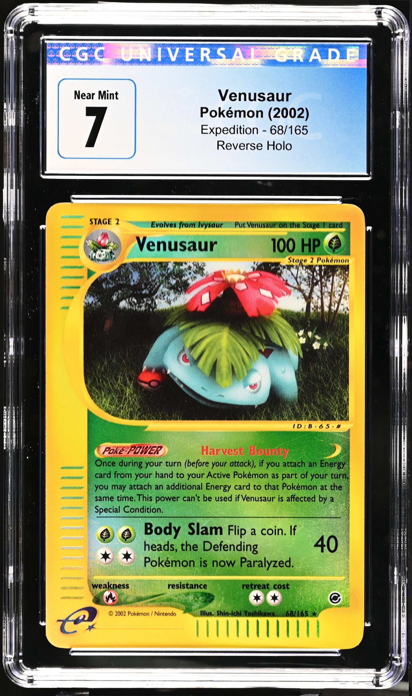 CGC 7 Venusaur Reverse Holo (Graded Card)