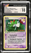 Load image into Gallery viewer, CGC GEM 10 GERMAN Kirlia Reverse Holo (Graded Card)
