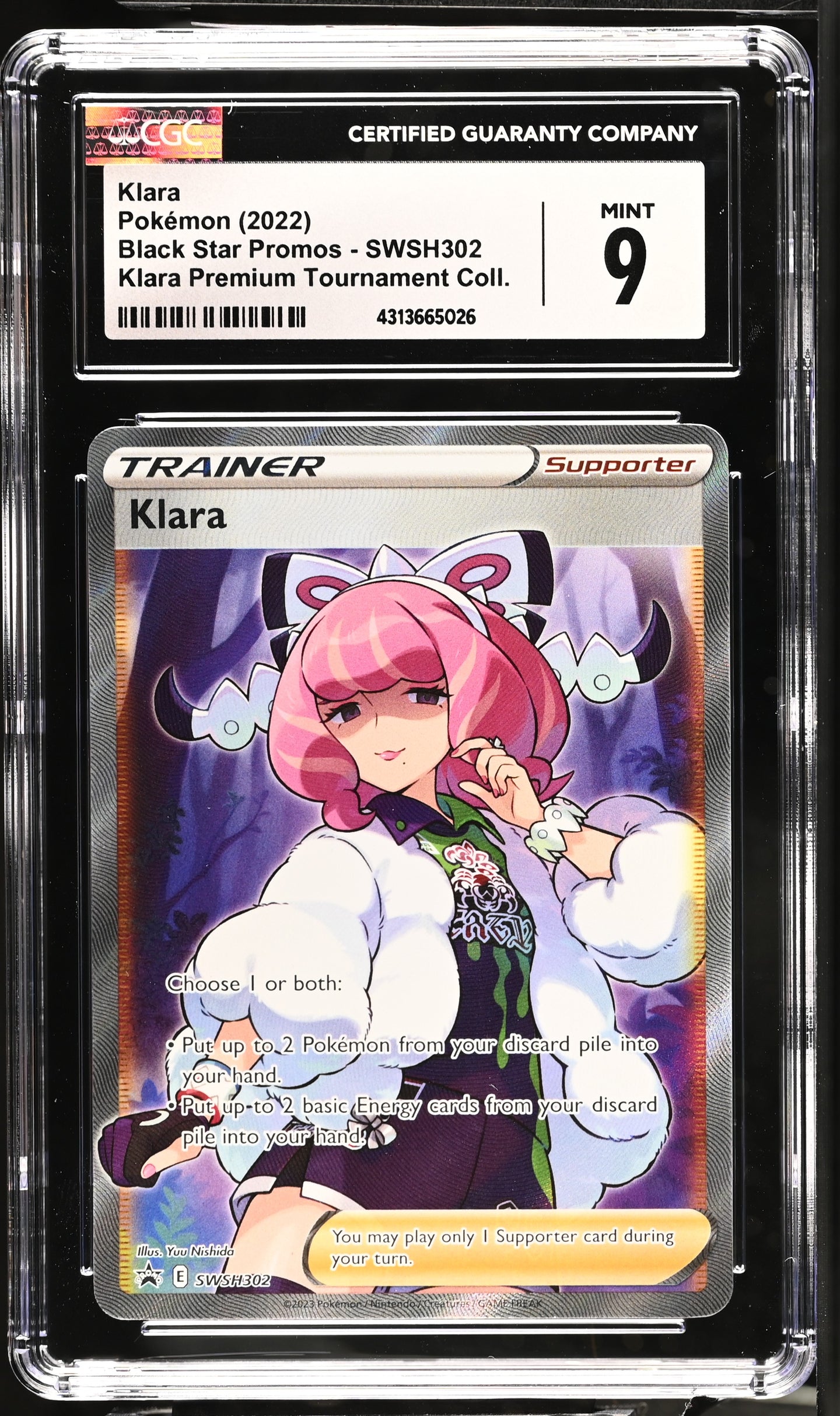 CGC 9 Klara Full Art Trainer (Graded Card)