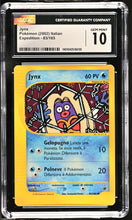 Load image into Gallery viewer, CGC GEM 10 ITALIAN Jynx Uncommon (Graded Card)
