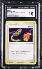 Load image into Gallery viewer, CGC GEM 10 Switch Energy Pattern Reverse Holo (Graded Card)
