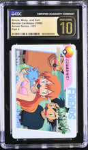 Load image into Gallery viewer, CGC PRISTINE 10 Japanese Brock, Misty, and Ash Friends Card (Graded Card)
