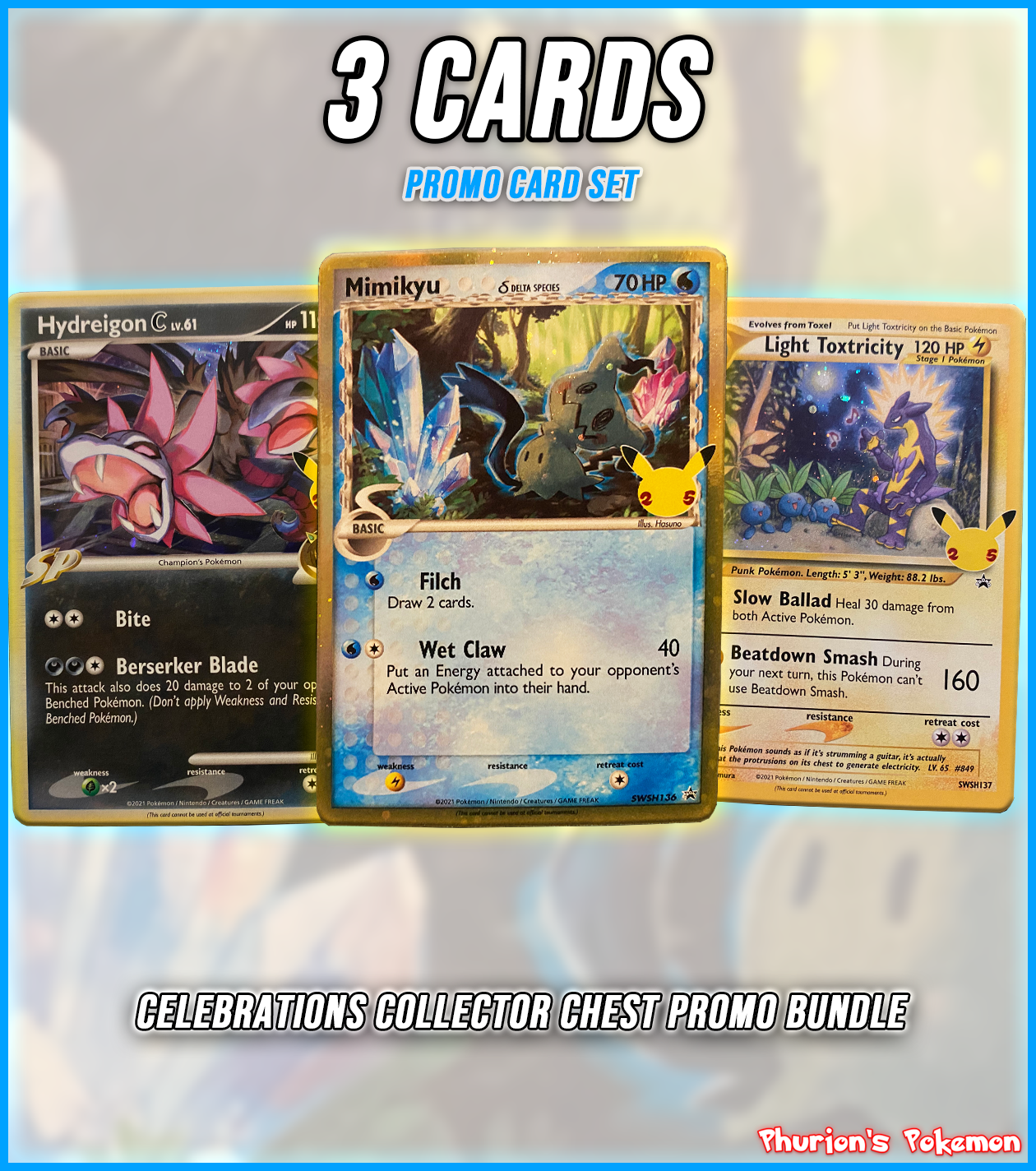 Celebrations Collector Chest Promo Card Bundle (Singles) (Promos)