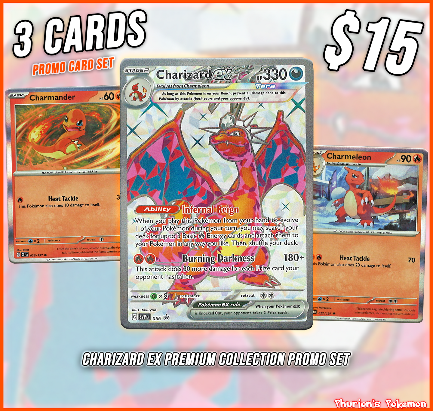 Charizard ex Premium Collection Promo Set (Singles) (Promos)