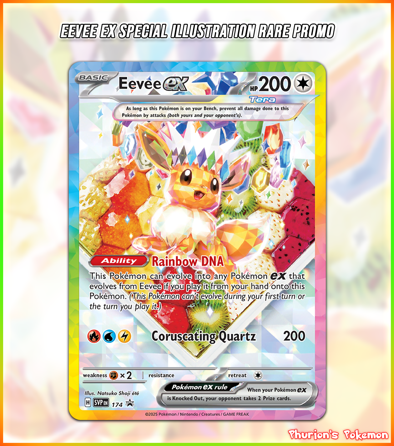 Eevee ex Special Illustration Rare SPC Promo (Singles) (Promos) Phurion Eevee ex Special Illustration Rare SPC Promo (Singles) (Promos) Phurion