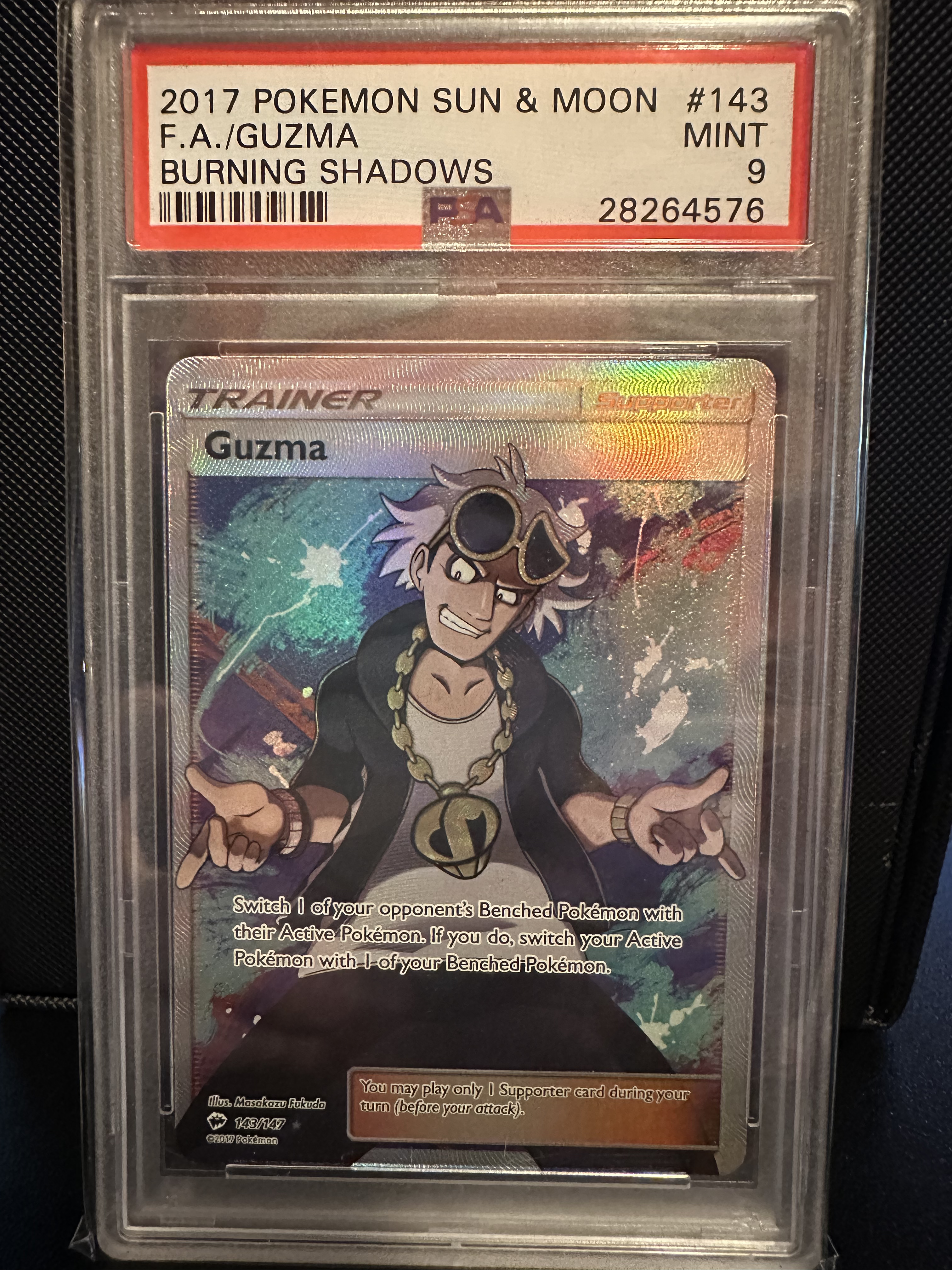 PSA 9 Guzma Full Art Trainer (Graded Card) – Phurion
