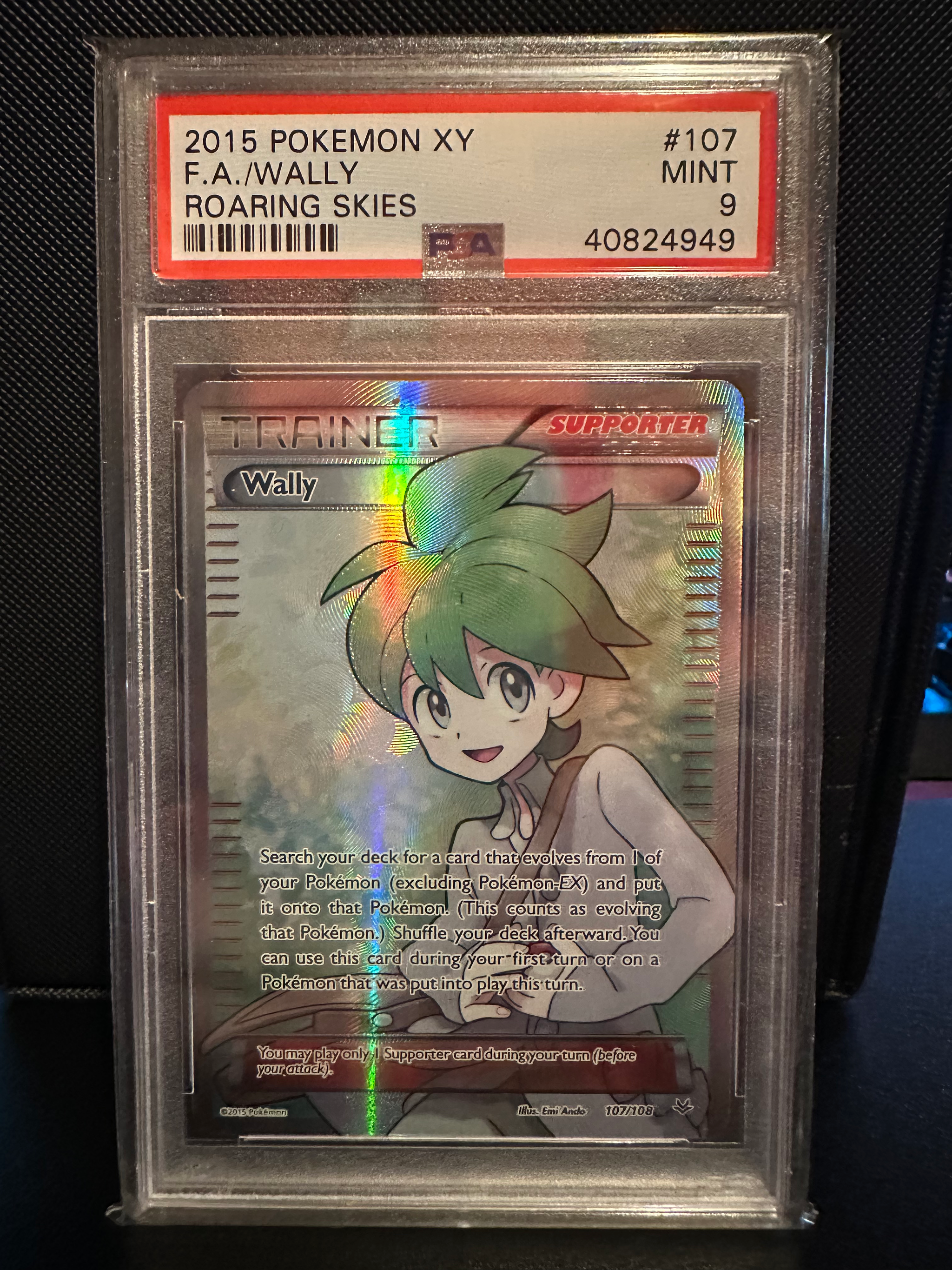 PSA 9 Wally Full Art Trainer (Graded Card) – Phurion