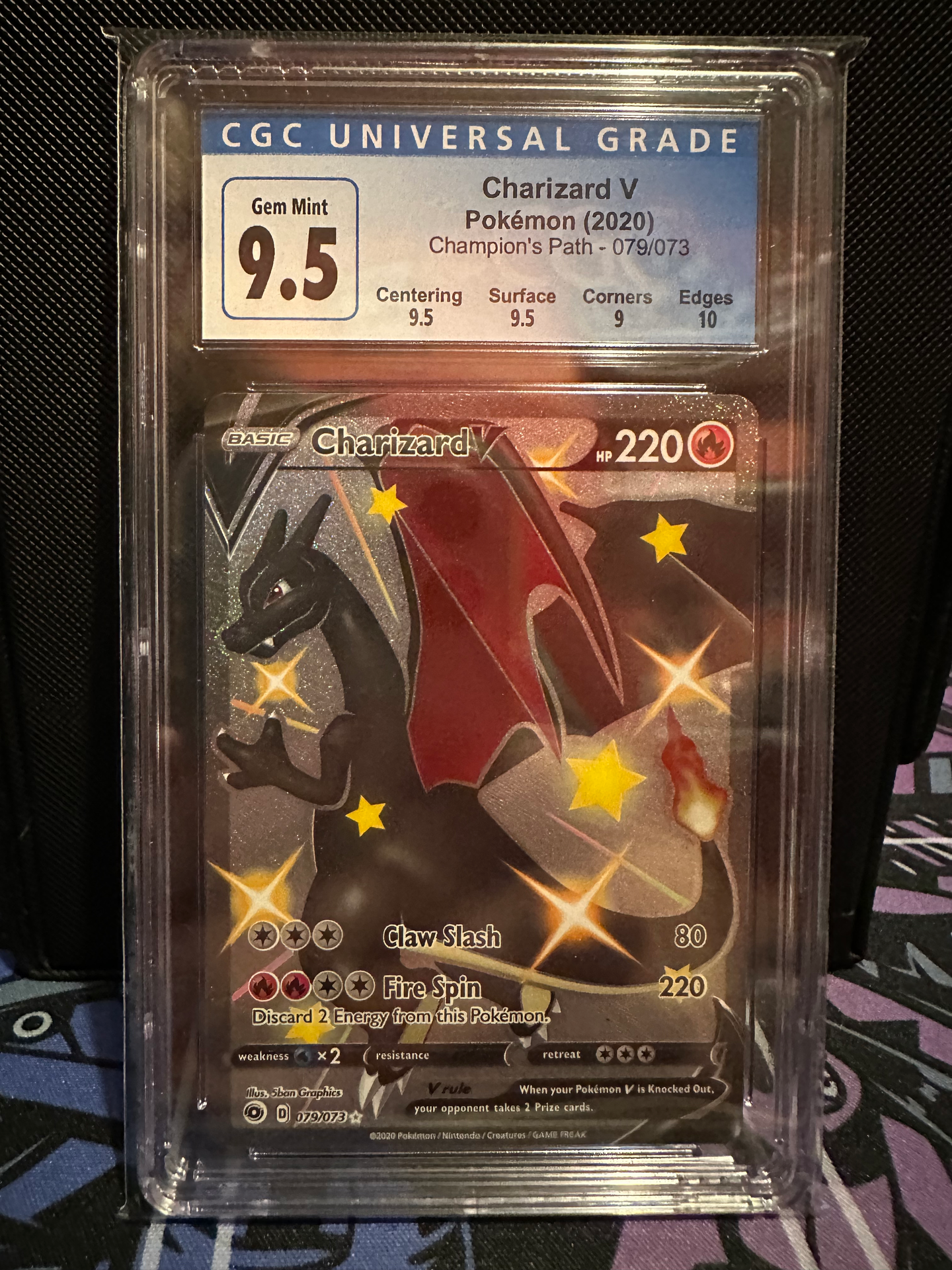 pokemon shiny charizard v card CGC 9.5 Charizard V Full Art Shiny (Graded Card) – Phurion
